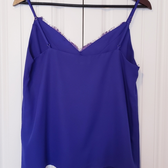 Socialite V-neck Cami (royal blue/purple, sz L) - Picture 7 of 7